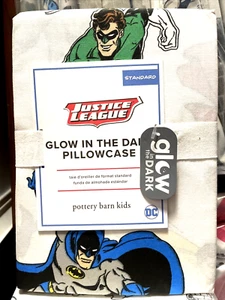 Pottery barn Flash justice league batman Superman PillowCase party gift school - Picture 1 of 23