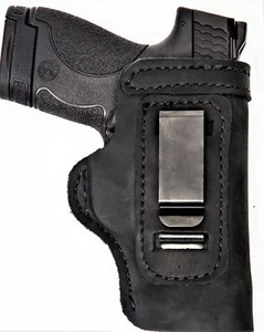 Pro Carry LT RH LH OWB IWB Leather Gun Holster For Colt Gov .380 model - Picture 1 of 4