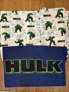 Vintage Hulk Film 2003 Universal Studios Twin-Bettlaken-Set & Kissenbezug Marvel - Bild 1 von 3