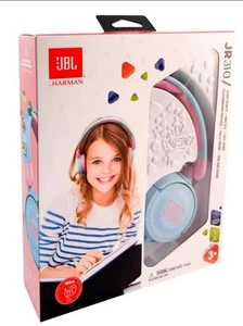 JBL JR 310 Kinder Kabelgebundene On-Ear Kopfhörer mit bis zu 30 Stunden Spielzeit Blau Pink Neu im Karton - Bild 1 von 2