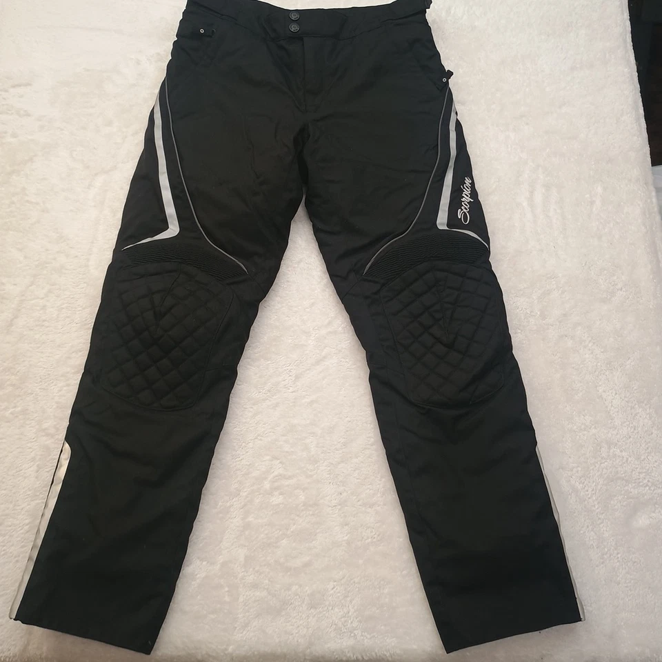Calça de motociclista feminina Scorpion Exo têxtil L XDR Zion com forros - Imagem 1 de 4