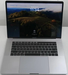 Apple MacBook Pro 15-in 2018 i7-8750H 2.2GHz 16GB RAM 256GB SSD SWOLLEN BATTERY! - Picture 1 of 15