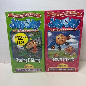NEW Jay Jay The Jet Plane VHS Lot Forever Friends Sharing & Giving Christian - Bild 1 von 5