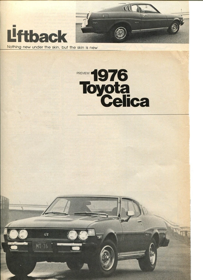 Toyota Celica 1976 Liftback 3 PG artículo de prueba de carretera Foto 1 de 1