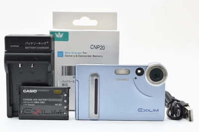 Rare [NEAR MINT] CASIO EXILIM EX-S2 Blue Compact Digital Camera From JAPAN - Image 1 of 4