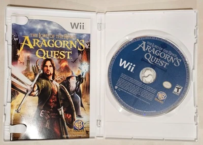 Lord of the Rings: Aragorn's Quest (Nintendo Wii) CIB, Completo Foto 1 de 4