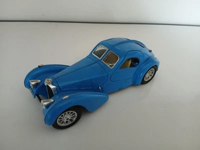 BUGATTI ATLANTIC BLEU - 1936 - BURAGO - ECHELLE 1/24 - SANS BOITE - Photo 1/3