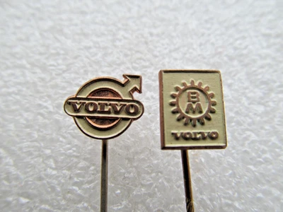 2 x alte Anstecknadel - VOLVO - Auto Automobil - Nadel ca. 1,1 cm - Bild 1 von 2