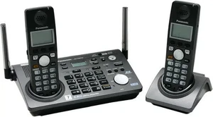Panasonic KX-TG6700B 5.8 Ghz Cordless Phone Two-line Expandable Phone System - Picture 1 of 7