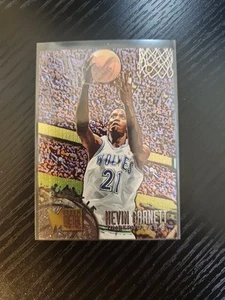 1995-96 Fleer Metal Basketball Kevin Garnett #167 Rookie RC Timberwolves - Foto 1 di 2