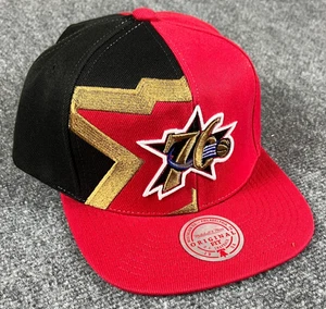 Philadelphia 76ers Mitchell & Ness HWC Retroline Snapback Flat Bill Cap Mütze Neu mit Etikett - Bild 1 von 11