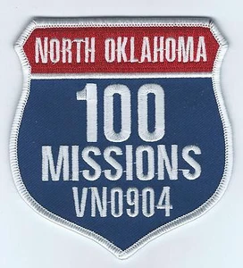 VANCE AFB PILOT TRAINING CLASS 09-04 "100 MISSIONS-NORTH OKLAHOMA" patch - Picture 1 of 1