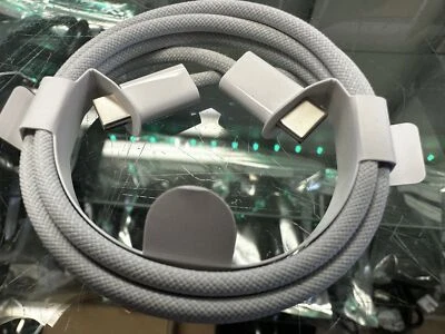 Genuine Original Apple iPhone Braided USB-C to USB-C Charging Cable - Image 1 of 3