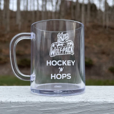 2022 HARTFORD WOLFPACK HOCKEY ‘N HOPS AHL BEER TASTING PLASTIC CUP GLASS MUG Cover