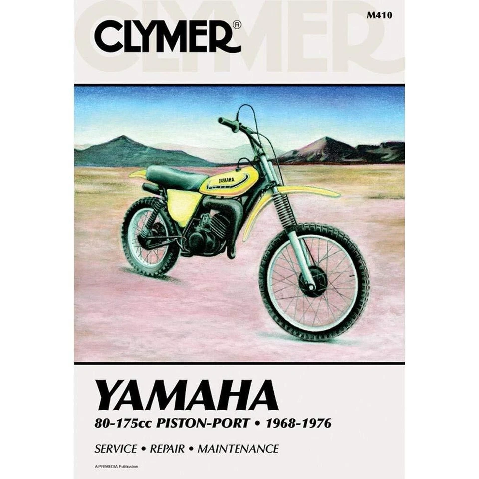 Manual de reparación/servicio Clymer '68-76 Yamaha 80-175cc motores puerto pistón (M410) Foto 1 de 1