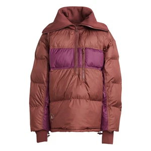 Adidas Stella McCartney Chocolate Padded Winter Pull On Puffer Jacket New $500 - Picture 1 of 5