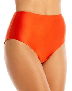 Parte inferior de bikini de cintura alta naranja talla S 0245 - Imagen 1 de 1