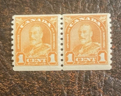Canada Sc# 178 Coil Pair - MH/MNH - Image 1 of 2