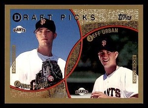 1999 Chris Jones, Jeff Urban Topps Baseball Card # 213