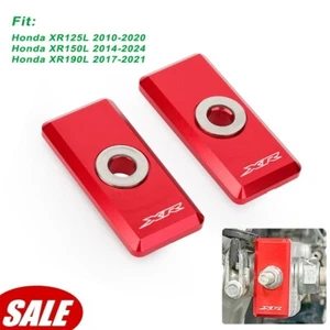 For 17-20 Honda XR 125L 150L 190L CNC Chain Adjuster Caps Swingarm Arm End Cover - Bild 1 von 24