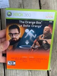 The Orange Box Half Life 2 (Microsoft Xbox 360, 2007) Complete with Manual - Picture 1 of 3