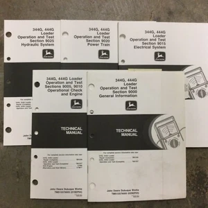 John Deere JD 344G 444G OPERACIÓN TÉCNICA Y PRUEBA MANUAL CARGADOR DE RUEDAS pn TM1557 - Imagen 1 de 4