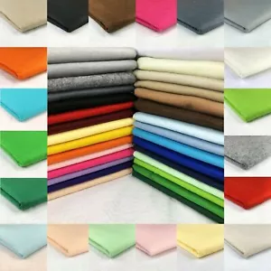 CRAFT FELT FABRIC Per 1m METRE Material 150cm Wide Acrylic - Picture 1 of 36