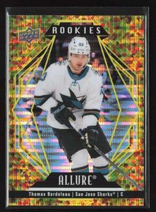 Thomas Bordeleau 2022-23 Allure Rookie #141 Gold Glitter Bomb /199