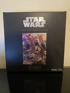 DISNEY STAR WARS The Fine Art Collection Boba Fett Jigsaw Puzzle - 1000 Piece - Picture 1 of 2