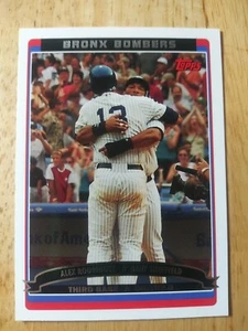Alex Rodríguez y Gary Sheffield | 2006 Topps #659 Bronx Bombers New York Yankees - Imagen 1 de 2