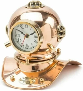 8" Maritime Table Clock Nautical Collectible Handmade Desk Clock For Decor - Picture 1 of 2