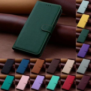 Para iPhone 15 Pro 14+ 13 16 Pro Max Cuero Magnético Abatible Billetera Tarjeta Estuche Cubierta - Imagen 1 de 44