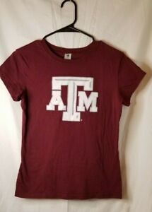 Texas A & M Aggies Girls T Shirt Size Large 