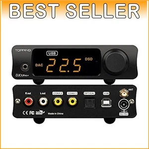 Versatile Bluetooth DAC/Pre-Amplifier with High Power Output and Metal Finish - Picture 1 of 8