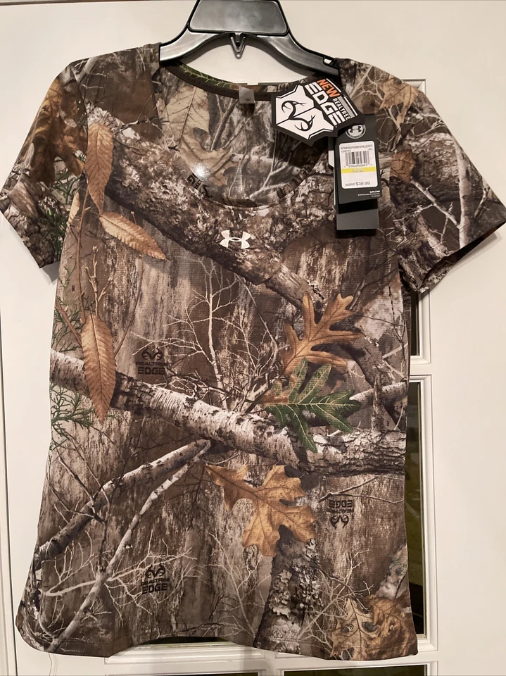 UNDER ARMOUR Threadborne Temporada Temporada Mujer Caza Manga Corta Realtree Edge Foto 1 de 3
