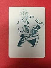 2012-13 Limited #145 Patrick Sharp Printing Plate Cyan #'d 1/1