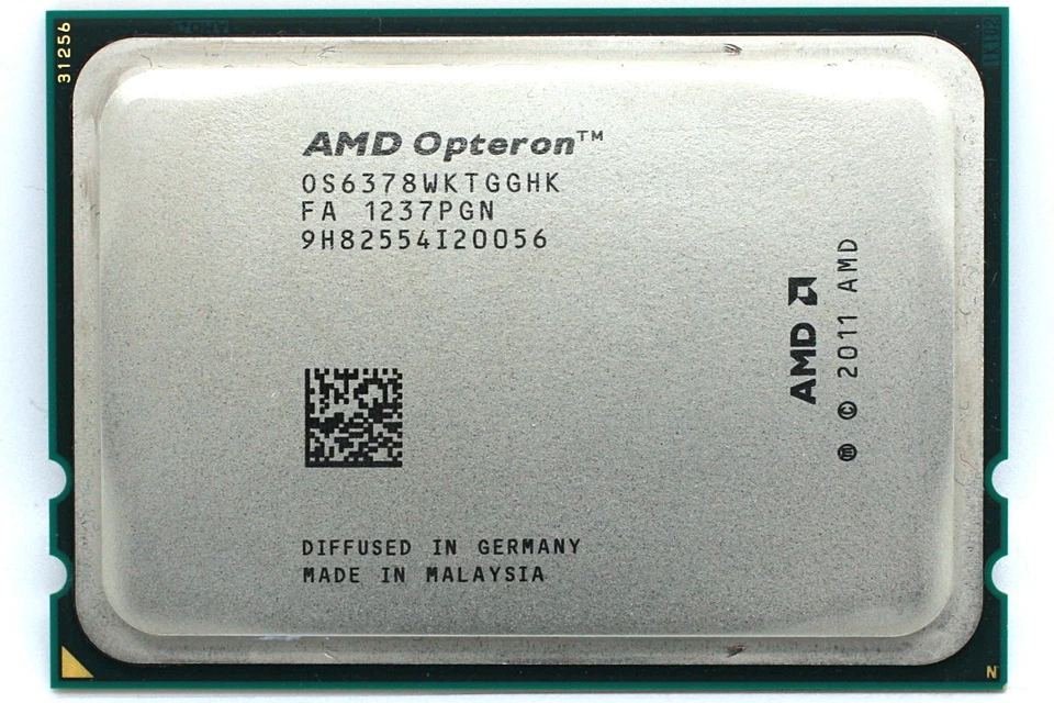 [LOT] 8x AMD 2.4-3.3GHz 16 Core Opteron 6378 (115W) Socket G34 / Abu Dhabi CPU - Image 1 of 1