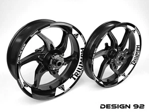 Kit adesivi decalcomania avvolgente cerchio moto Timph per ruote da 17 pollici - Foto 1 di 7