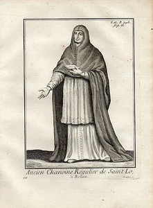 XVIIIe / ANCIEN CHANOINE REGULIER DE SAINT LO à ROUEN - Imagen 1 de 1
