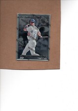 1996 leaf steel card 13 todd hollandsworth los angeles dodgers