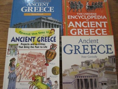 Greek Studies Books (Usborne/Spend the Day/Footsteps in Time+) - Image 1 of 4