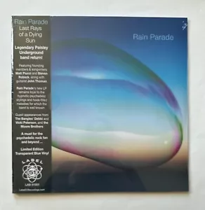 RAIN PARADE Last Rays of a Dying Sun | 2023 Blue Transparent Vinyl Record LP - Foto 1 di 2