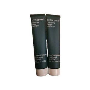 2 x Living Proof Clarifying Detox Shampoo 1oz/30mL Travel Size - Picture 1 of 1