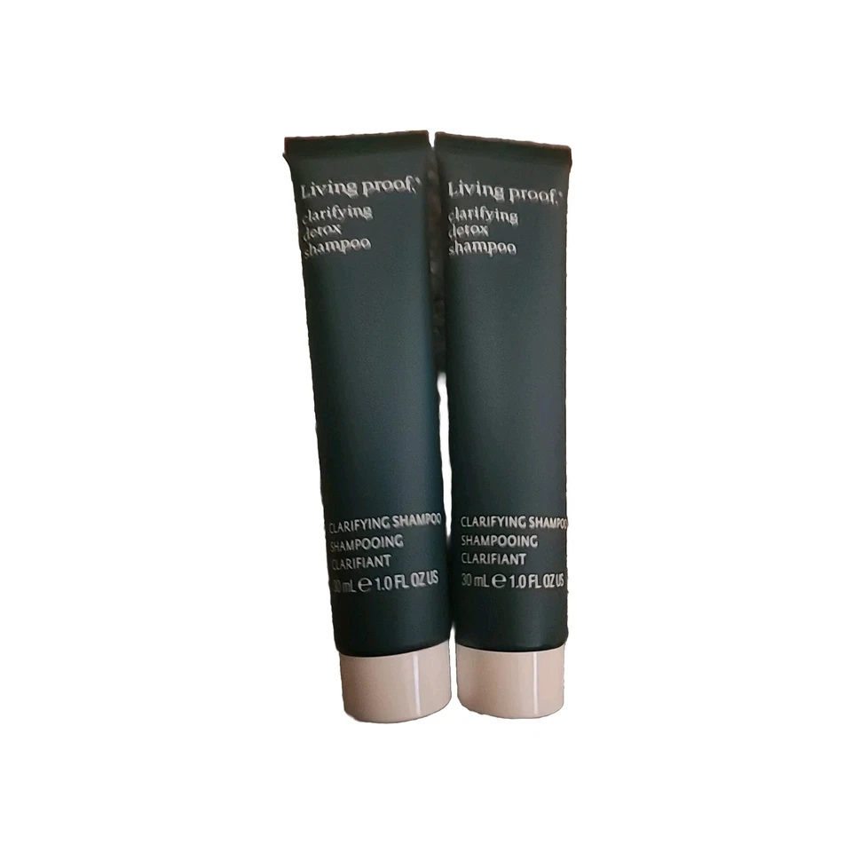 2 x Living Proof Clarifying Detox Shampoo 1oz/30mL Travel Size - Image 1 of 1