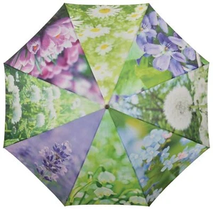 Merveilleux Parapluie Fleurs Impression Photo Et Automatique Öffnungsautomatik - Foto 1 di 5