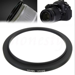 2pcs 52-58mm Step-Up Metal Adapter Filter Ring /52mm Lens to 58mm Accessory