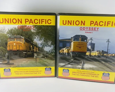 UNION PACIFIC ODYSSEY Railroad Vols 1 & 2 Coverage of the 50s Through 70s 4 VHS - Image 1 of 4