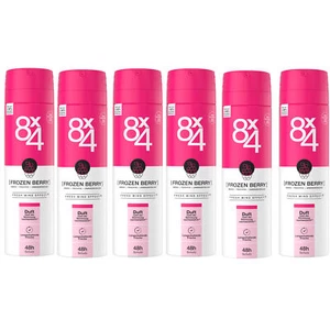 8x4 Deo Spray Frozen Berry 6 x 150ml 48h zuverlässiger Deo-Schutz ohne Aluminium - Bild 1 von 6