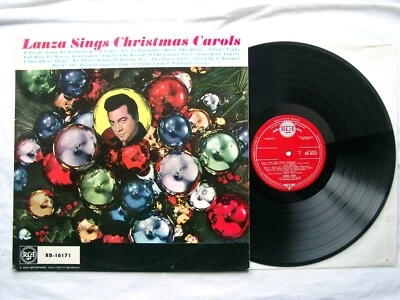 MARIO LANZA - Lanza Sings Christmas Carols LP - RB-16171 - 1959 UK Mono - Image 1 of 2