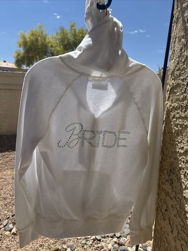 UNDERCOVER Giacca con cappuccio bianca Victorias Secret sposa anello di nozze taglia M media U